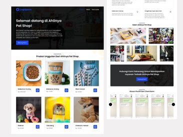 Template Produk Pet Shop V3