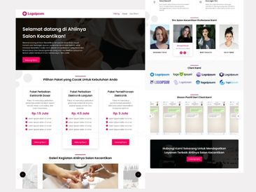 Template Jasa Salon Kecantikan V3