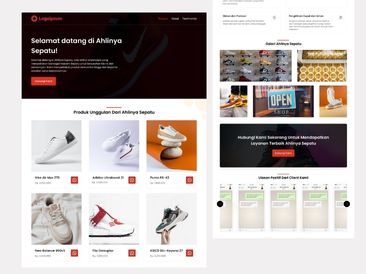 Template Jasa Cuci Sepatu V3