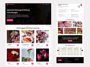 Template Produk Toko Bunga V3
