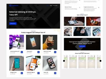 Template Produk Toko HP V3